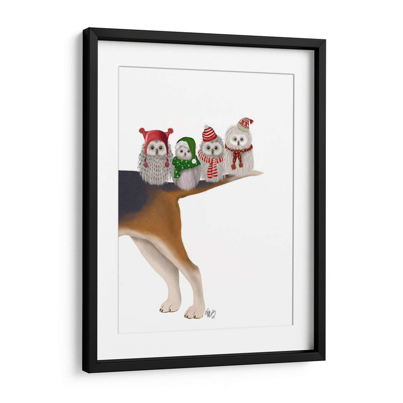 Navidad Bummer Owls - Fab Funky | Cuadro decorativo de Canvas Lab