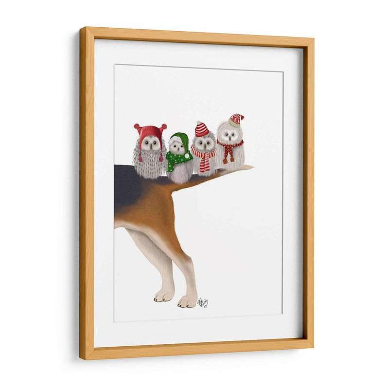 Navidad Bummer Owls - Fab Funky | Cuadro decorativo de Canvas Lab