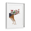Navidad Bummer Owls - Fab Funky | Cuadro decorativo de Canvas Lab