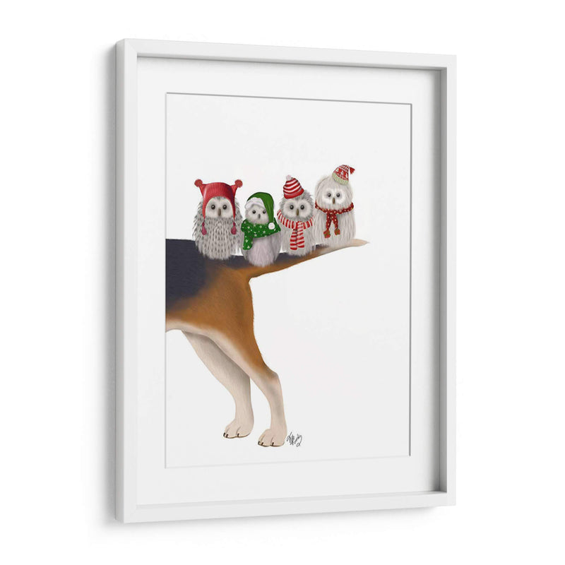 Navidad Bummer Owls - Fab Funky | Cuadro decorativo de Canvas Lab