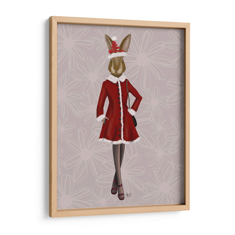 Conejito De Moda De Navidad De Navidad - Fab Funky | Cuadro decorativo de Canvas Lab