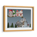 Navidad Navidad Owl Village - Fab Funky | Cuadro decorativo de Canvas Lab