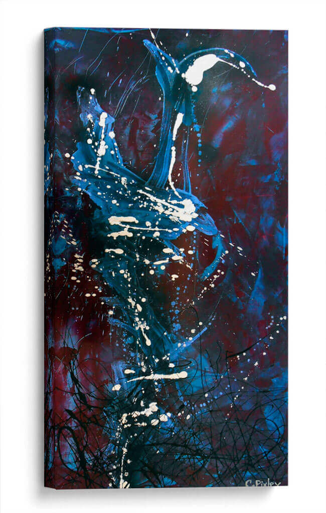 Noche púrpura y torbellino - Carlos Pixley | Cuadro decorativo de Canvas Lab