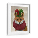 Navidad Foxy Christmas Fool - Fab Funky | Cuadro decorativo de Canvas Lab