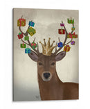 Regalo De Navidad Rodamiento De Ciervos - Fab Funky | Cuadro decorativo de Canvas Lab