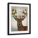 Regalo De Navidad Rodamiento De Ciervos - Fab Funky | Cuadro decorativo de Canvas Lab