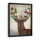 Regalo De Navidad Rodamiento De Ciervos - Fab Funky | Cuadro decorativo de Canvas Lab