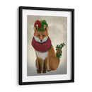 Navidad Holly Y Fox Ivy - Fab Funky | Cuadro decorativo de Canvas Lab