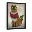 Navidad Holly Y Fox Ivy - Fab Funky | Cuadro decorativo de Canvas Lab
