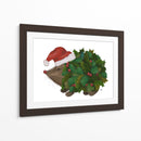 Navidad Holly Hedgehog - Fab Funky | Cuadro decorativo de Canvas Lab