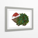 Navidad Holly Hedgehog - Fab Funky | Cuadro decorativo de Canvas Lab