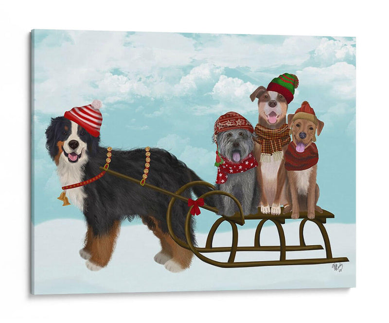 Navidad Mutt Sted - Fab Funky | Cuadro decorativo de Canvas Lab