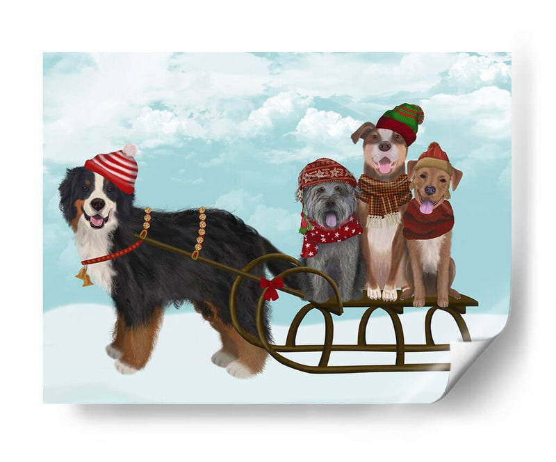 Navidad Mutt Sted - Fab Funky | Cuadro decorativo de Canvas Lab