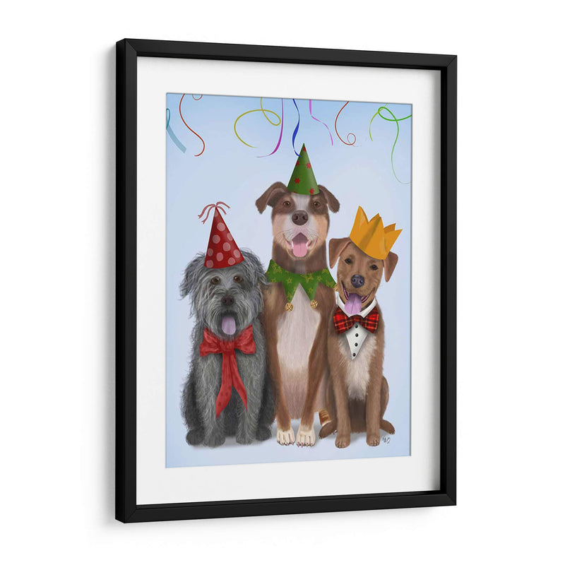 Mutts De Fiesta De Navidad - Fab Funky | Cuadro decorativo de Canvas Lab