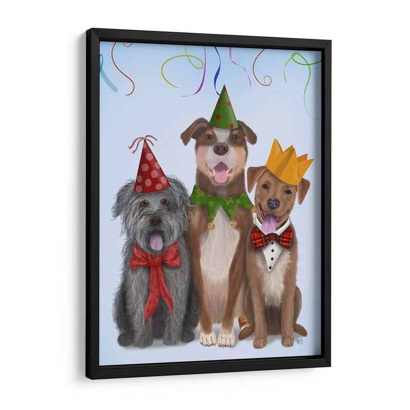 Mutts De Fiesta De Navidad - Fab Funky | Cuadro decorativo de Canvas Lab