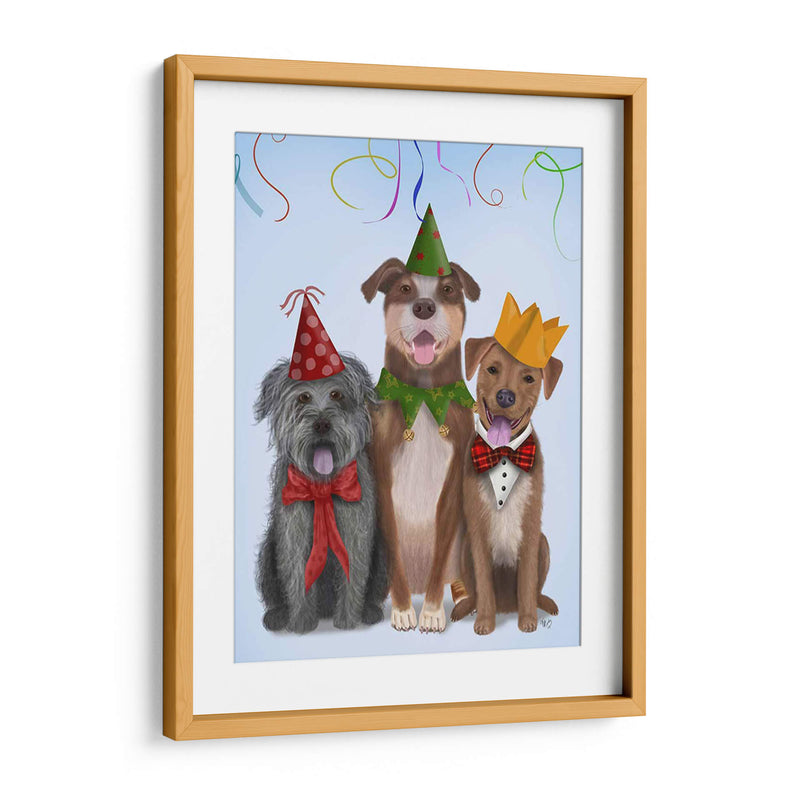 Mutts De Fiesta De Navidad - Fab Funky | Cuadro decorativo de Canvas Lab