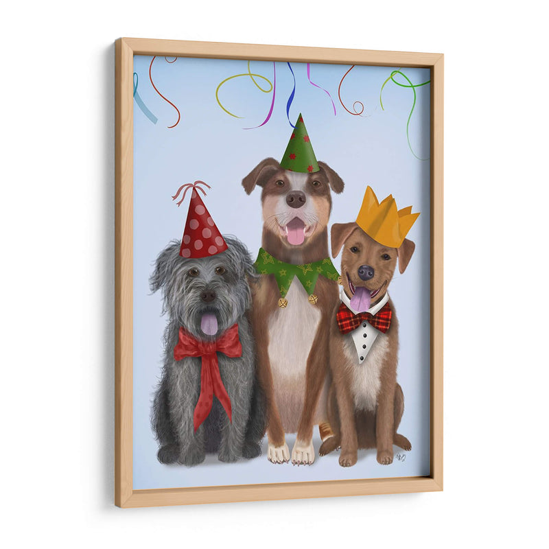 Mutts De Fiesta De Navidad - Fab Funky | Cuadro decorativo de Canvas Lab