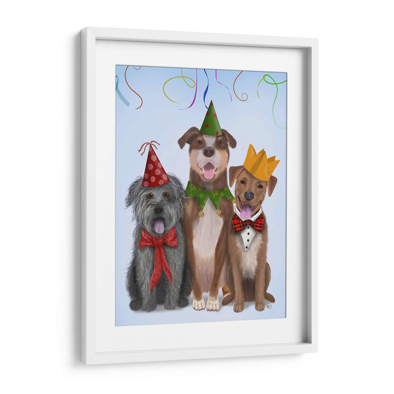 Mutts De Fiesta De Navidad - Fab Funky | Cuadro decorativo de Canvas Lab