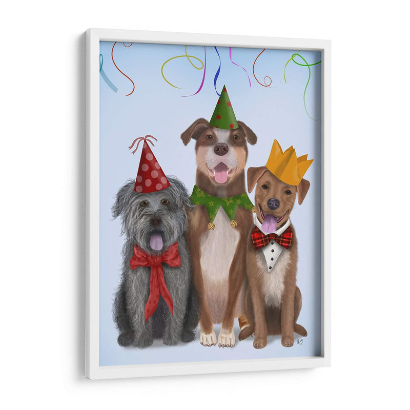 Mutts De Fiesta De Navidad - Fab Funky | Cuadro decorativo de Canvas Lab