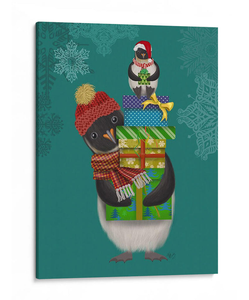 Regalos De Pingüino De Navidad - Fab Funky | Cuadro decorativo de Canvas Lab