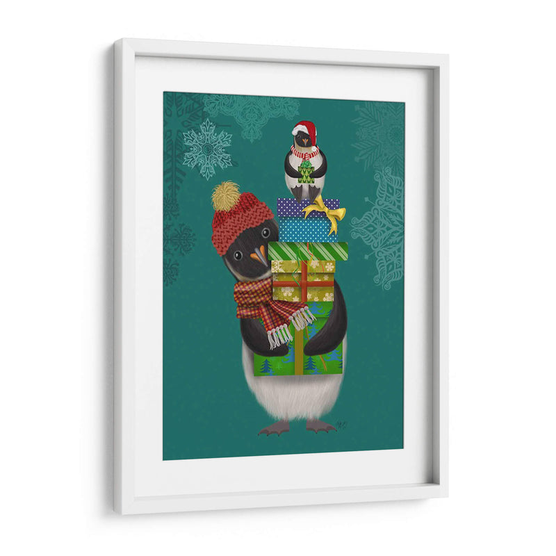 Regalos De Pingüino De Navidad - Fab Funky | Cuadro decorativo de Canvas Lab