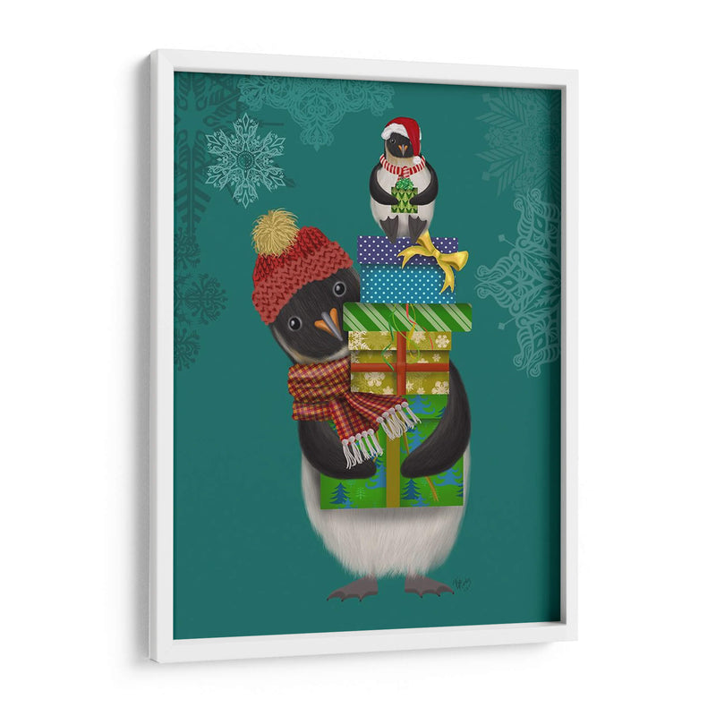 Regalos De Pingüino De Navidad - Fab Funky | Cuadro decorativo de Canvas Lab