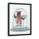 Navidad Pingüino Nieve Globo - Fab Funky | Cuadro decorativo de Canvas Lab