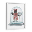 Navidad Pingüino Nieve Globo - Fab Funky | Cuadro decorativo de Canvas Lab