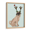 Pójete De Navidad Con Astas Y Robin - Fab Funky | Cuadro decorativo de Canvas Lab