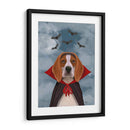 Beagle Y Murciélagos De Halloween - Fab Funky | Cuadro decorativo de Canvas Lab