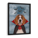 Beagle Y Murciélagos De Halloween - Fab Funky | Cuadro decorativo de Canvas Lab