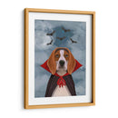 Beagle Y Murciélagos De Halloween - Fab Funky | Cuadro decorativo de Canvas Lab