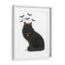 Halloween Gato Negro Y Murciélagos - Fab Funky | Cuadro decorativo de Canvas Lab