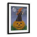 Gato Negro De Halloween En Calabaza - Fab Funky | Cuadro decorativo de Canvas Lab
