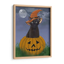 Gato Negro De Halloween En Calabaza - Fab Funky | Cuadro decorativo de Canvas Lab