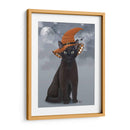 Gato Negro De Halloween En Sombrero De Brujas - Fab Funky | Cuadro decorativo de Canvas Lab