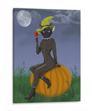 Halloween Cat Y Toffee Apple - Fab Funky | Cuadro decorativo de Canvas Lab