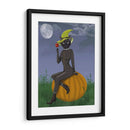 Halloween Cat Y Toffee Apple - Fab Funky | Cuadro decorativo de Canvas Lab