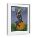 Halloween Cat Y Toffee Apple - Fab Funky | Cuadro decorativo de Canvas Lab
