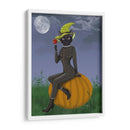 Halloween Cat Y Toffee Apple - Fab Funky | Cuadro decorativo de Canvas Lab