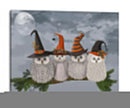 Búhos De Halloween Halloween En La Rama - Fab Funky | Cuadro decorativo de Canvas Lab