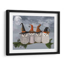 Búhos De Halloween Halloween En La Rama - Fab Funky | Cuadro decorativo de Canvas Lab