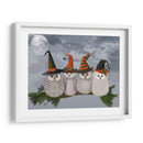 Búhos De Halloween Halloween En La Rama - Fab Funky | Cuadro decorativo de Canvas Lab