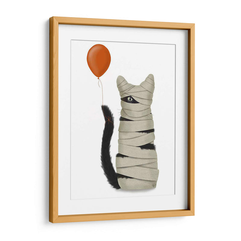 Halloween Momia Gato - Fab Funky | Cuadro decorativo de Canvas Lab