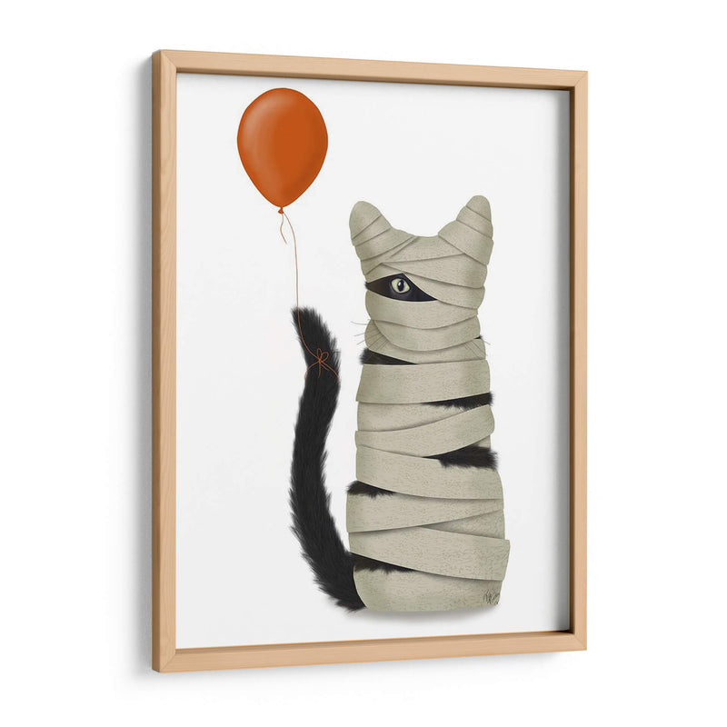 Halloween Momia Gato - Fab Funky | Cuadro decorativo de Canvas Lab