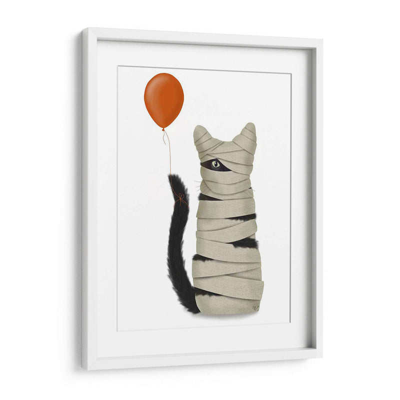 Halloween Momia Gato - Fab Funky | Cuadro decorativo de Canvas Lab