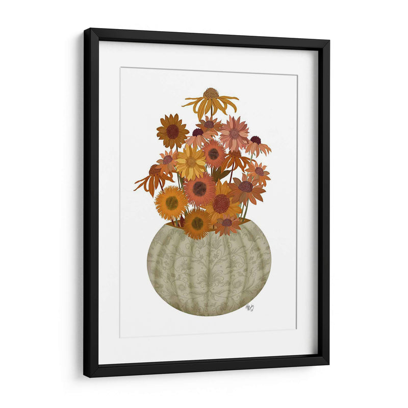 Flores De Calabaza De Halloween - Fab Funky | Cuadro decorativo de Canvas Lab