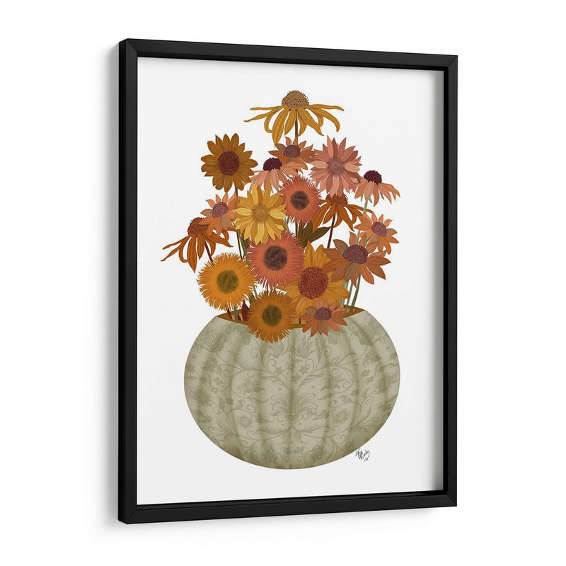 Flores De Calabaza De Halloween - Fab Funky | Cuadro decorativo de Canvas Lab