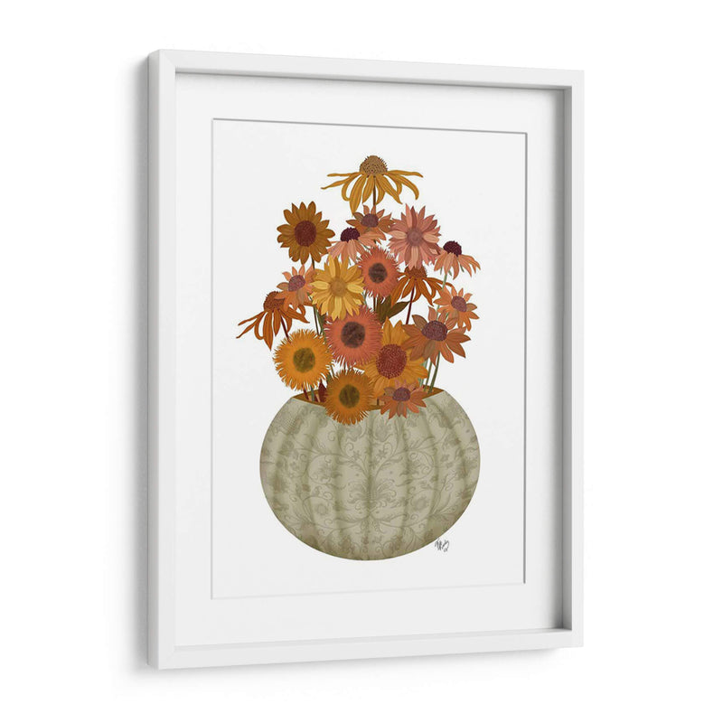 Flores De Calabaza De Halloween - Fab Funky | Cuadro decorativo de Canvas Lab