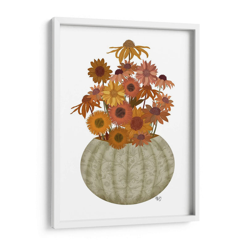 Flores De Calabaza De Halloween - Fab Funky | Cuadro decorativo de Canvas Lab